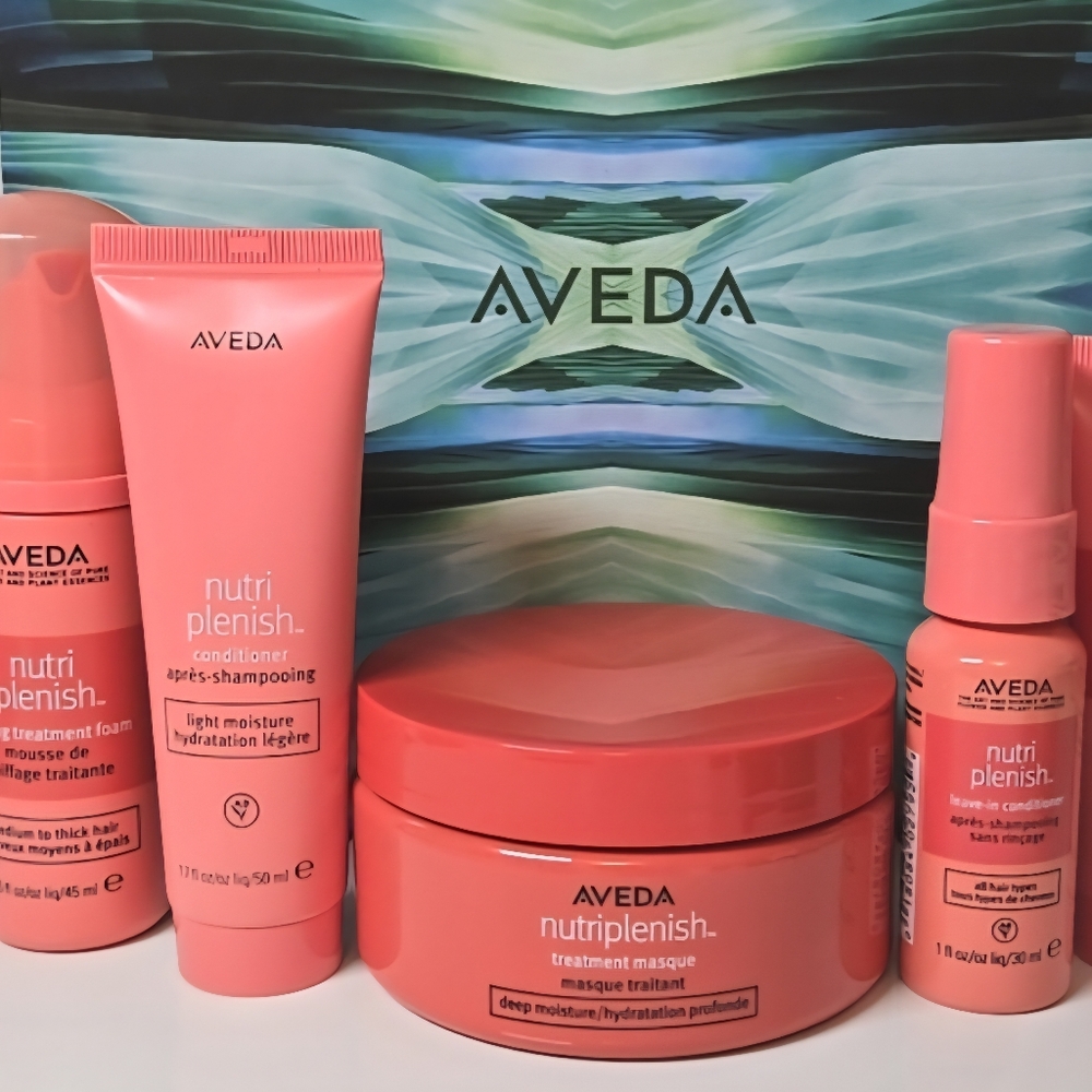 AVEDA Nutriplenish Lot: Masque, Leave-in, Styling Foam, & Conditioner